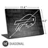 NFL Buffalo Bills Black & White Universal Laptop 14in (11.4 x 8.2in) Skin