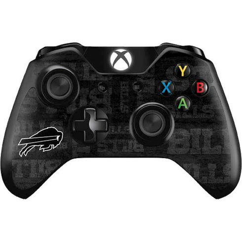 NFL Buffalo Bills Black & White Xbox One Controller Skin