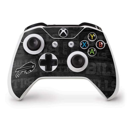 NFL Buffalo Bills Black & White Xbox One S Controller Skin