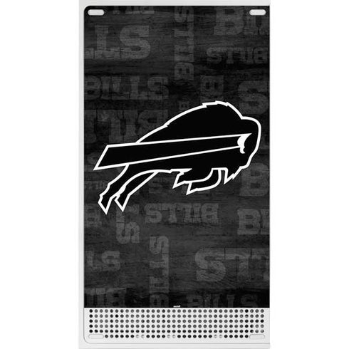 NFL Buffalo Bills Black & White Xbox Series S Console Skin