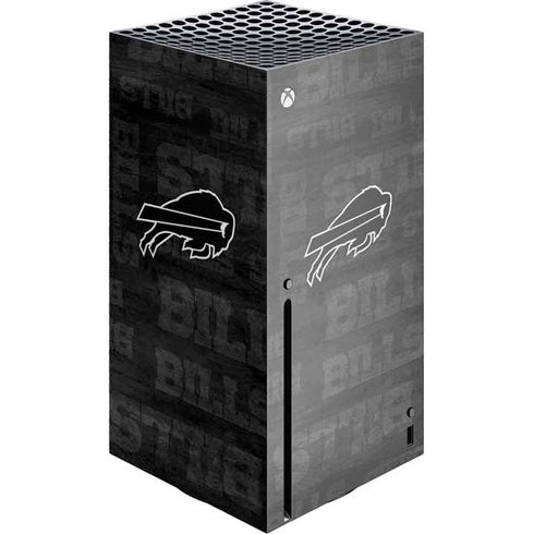 NFL Buffalo Bills Black & White Xbox Series X Console Skin