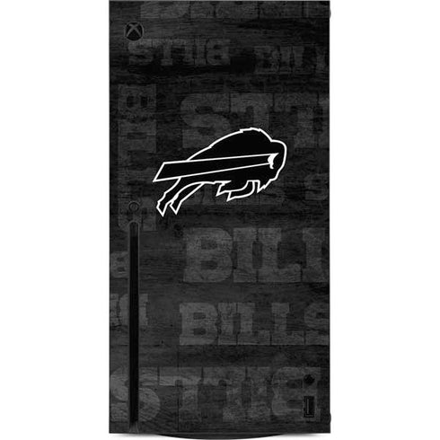 NFL Buffalo Bills Black & White Xbox Series X Console Skin