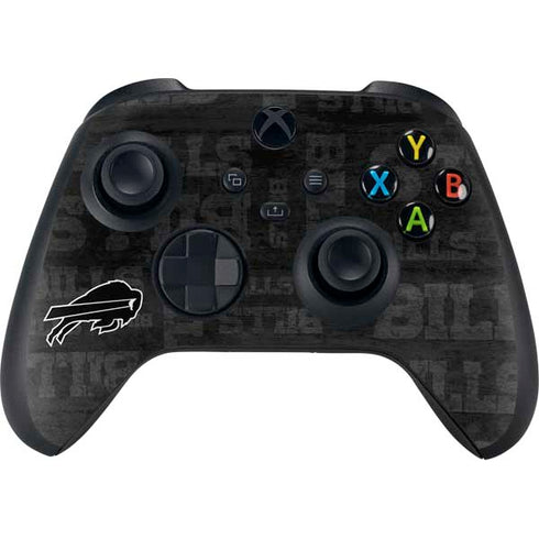 NFL Buffalo Bills Black & White Xbox Series X Controller Skin