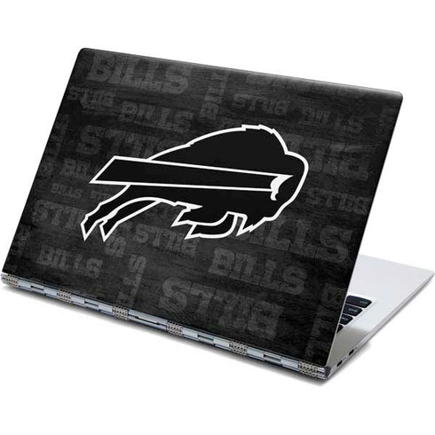 NFL Buffalo Bills Black & White Yoga 910 2-in-1 14in Touch-Screen Skin