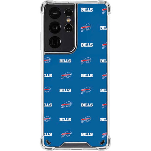 NFL Buffalo Bills Blitz Series Galaxy S21 Ultra 5G Clear Case