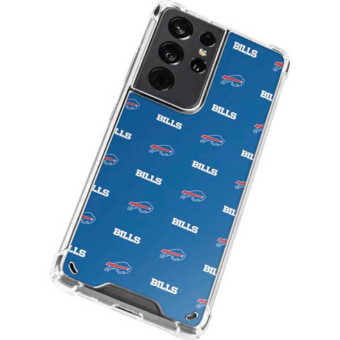 NFL Buffalo Bills Blitz Series Galaxy S21 Ultra 5G Clear Case