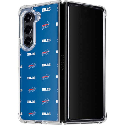 NFL Buffalo Bills Blitz Series Galaxy Z Fold5 5G Clear Case