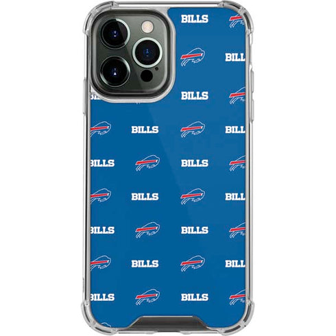 NFL Buffalo Bills Blitz Series iPhone 13 Pro Max Clear Case