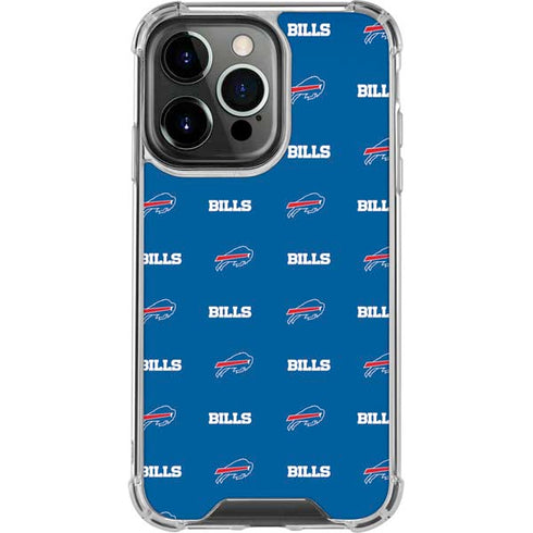 NFL Buffalo Bills Blitz Series iPhone 15 Pro Clear Case