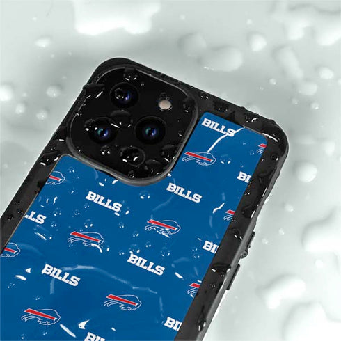 NFL Buffalo Bills Blitz Series iPhone 14 Pro Max Waterproof Case