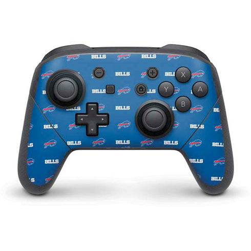 NFL Buffalo Bills Blitz Series Nintendo Switch Pro Controller Skin