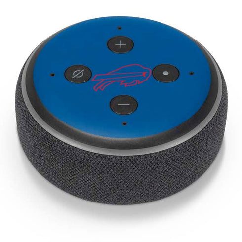 NFL Buffalo Bills Blue Performance Series Amazon Echo Dot Skin