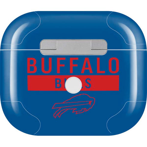 NFL Buffalo Bills Blue Performance Series Apple AirPods (3rd Gen 2021) Skin