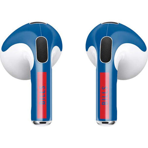 NFL Buffalo Bills Blue Performance Series Apple AirPods (3rd Gen 2021) Skin
