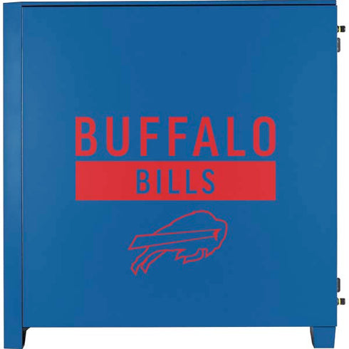 NFL Buffalo Bills Blue Performance Series Corsair 4000D Tempered Glass Mid-Tower ATX Case Skin