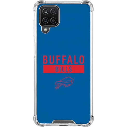 NFL Buffalo Bills Blue Performance Series Galaxy A12 Clear Case