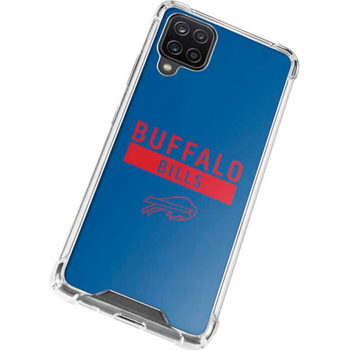 NFL Buffalo Bills Blue Performance Series Galaxy A12 Clear Case