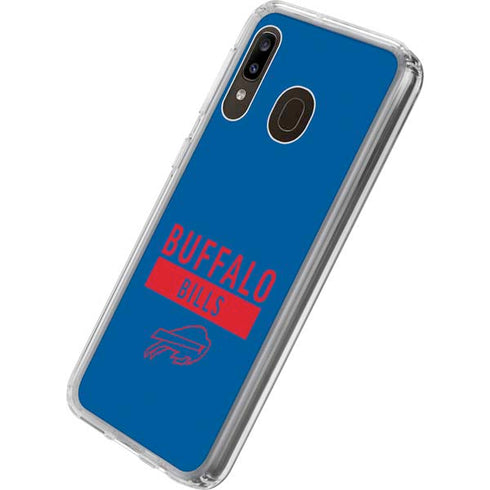 NFL Buffalo Bills Blue Performance Series Galaxy A20 Clear Case