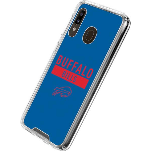 NFL Buffalo Bills Blue Performance Series Galaxy A30 Clear Case