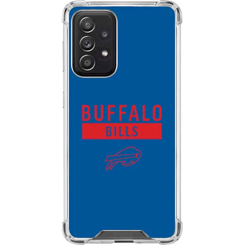 NFL Buffalo Bills Blue Performance Series Galaxy A52 5G Clear Case