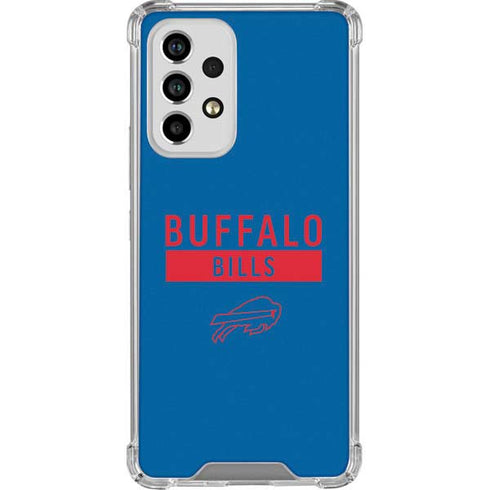 NFL Buffalo Bills Blue Performance Series Galaxy A53 5G Clear Case