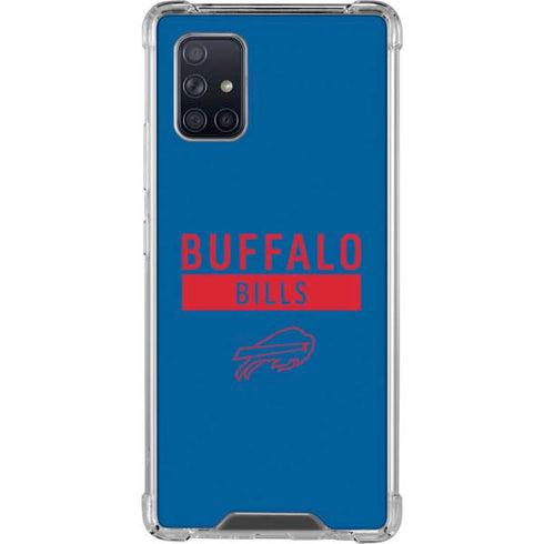 NFL Buffalo Bills Blue Performance Series Galaxy A71 5G Clear Case
