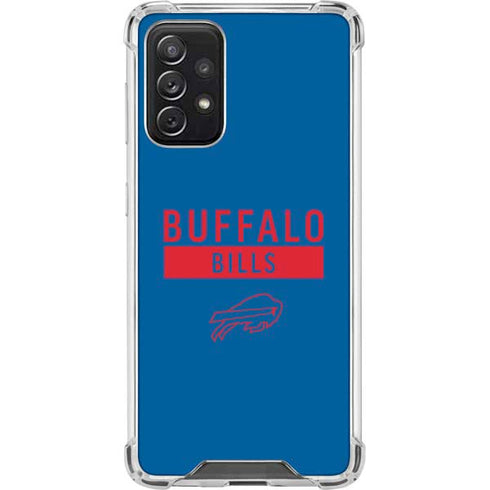 NFL Buffalo Bills Blue Performance Series Galaxy A72 5G Clear Case