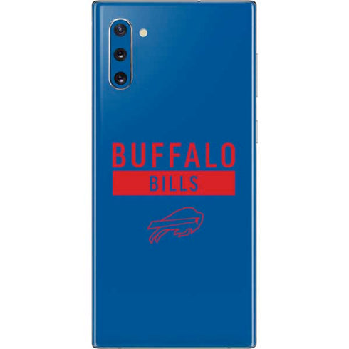 NFL Buffalo Bills Blue Performance Series Galaxy Note 10 Skin