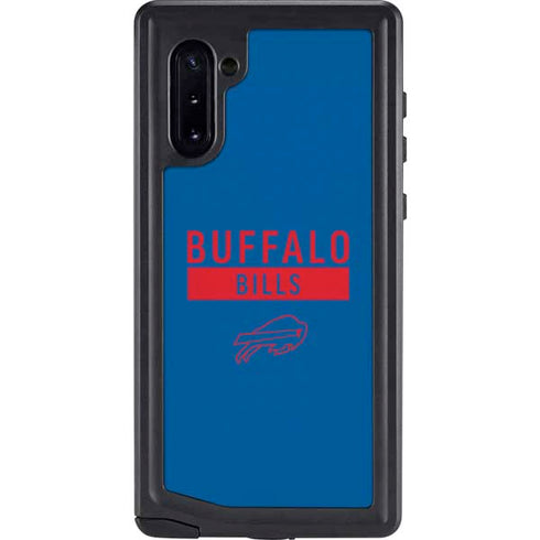 NFL Buffalo Bills Blue Performance Series Galaxy Note 10 Waterproof Case