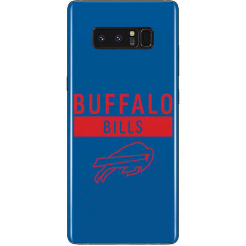 NFL Buffalo Bills Blue Performance Series Galaxy Note 8 Skin