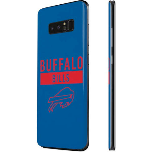 NFL Buffalo Bills Blue Performance Series Galaxy Note 8 Skin