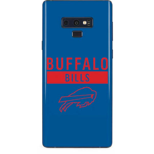 NFL Buffalo Bills Blue Performance Series Galaxy Note 9 Skin