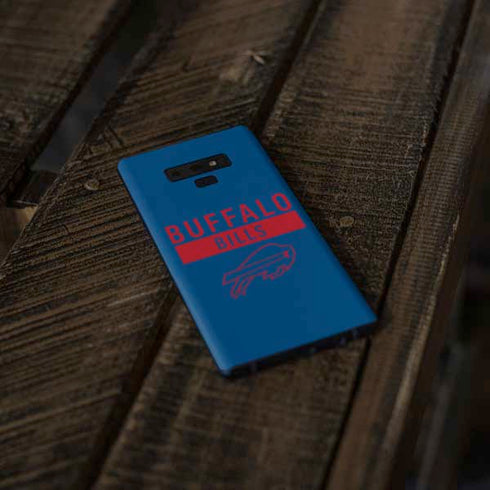 NFL Buffalo Bills Blue Performance Series Galaxy Note 9 Skin