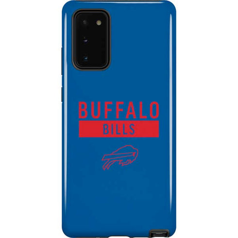 NFL Buffalo Bills Blue Performance Series Galaxy Note20 5G Pro Case
