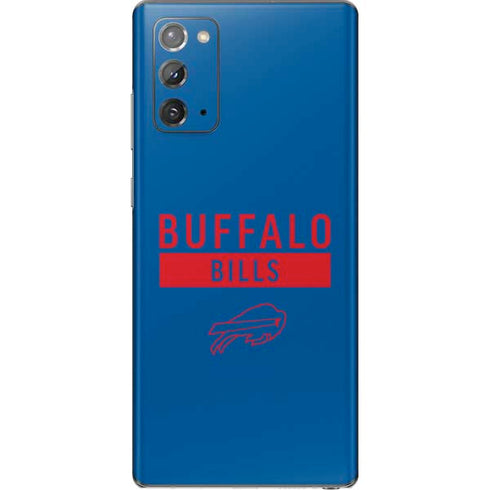 NFL Buffalo Bills Blue Performance Series Galaxy Note20 5G Skin