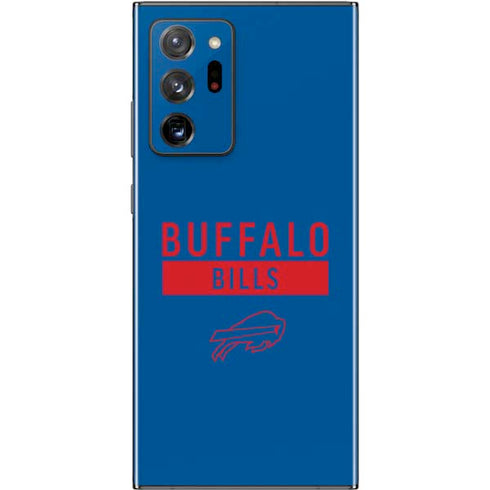 NFL Buffalo Bills Blue Performance Series Galaxy Note20 Ultra 5G Skin