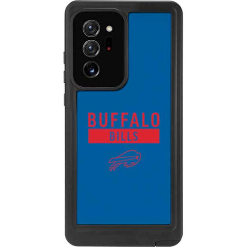 NFL Buffalo Bills Blue Performance Series Galaxy Note20 Ultra 5G Waterproof Case