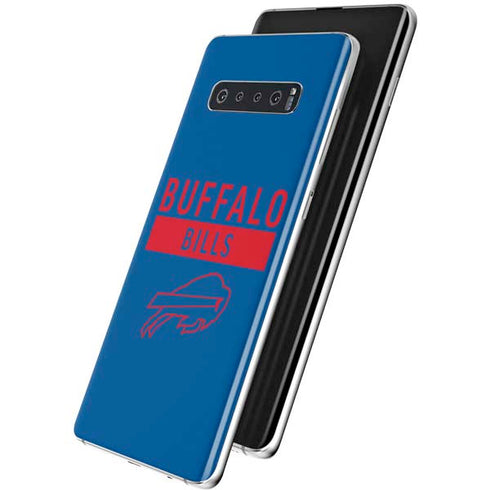 NFL Buffalo Bills Blue Performance Series Galaxy S10 Plus Skin