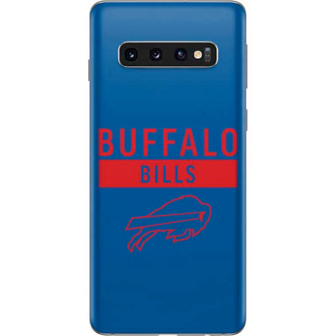 NFL Buffalo Bills Blue Performance Series Galaxy S10 Skin