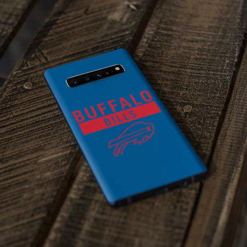 NFL Buffalo Bills Blue Performance Series Galaxy S10 Skin