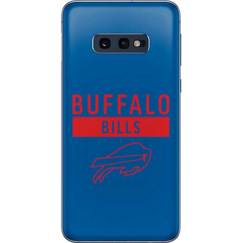 NFL Buffalo Bills Blue Performance Series Galaxy S10e Skin