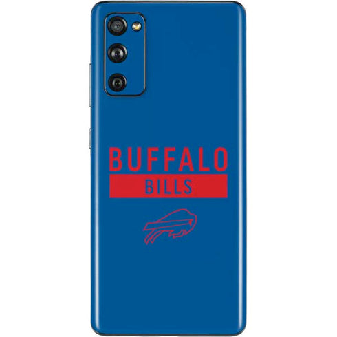 NFL Buffalo Bills Blue Performance Series Galaxy S20 Fan Edition Skin