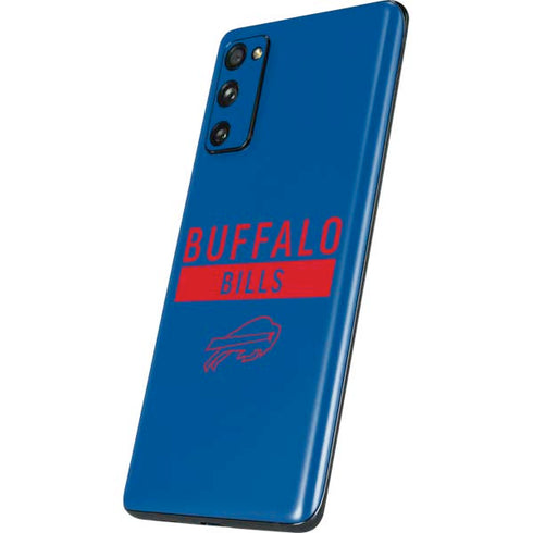 NFL Buffalo Bills Blue Performance Series Galaxy S20 Fan Edition Skin