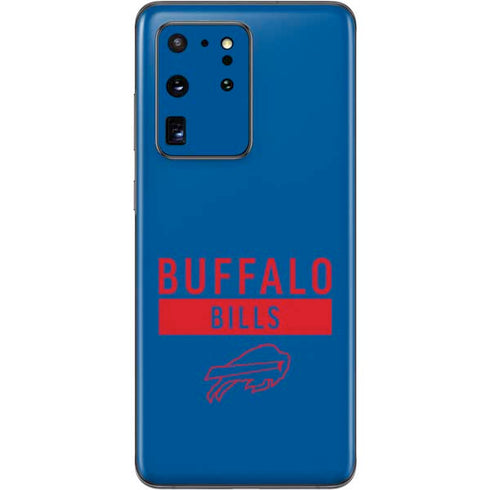 NFL Buffalo Bills Blue Performance Series Galaxy S20 Ultra 5G Skin