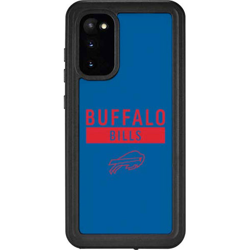 NFL Buffalo Bills Blue Performance Series Galaxy S20 Waterproof Case