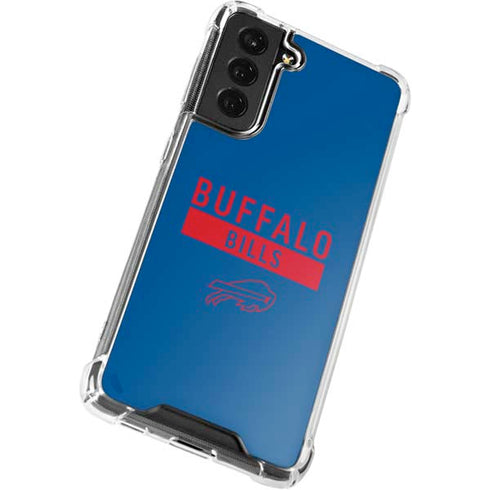 NFL Buffalo Bills Blue Performance Series Galaxy S22 Clear Case
