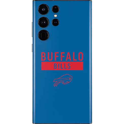 NFL Buffalo Bills Blue Performance Series Galaxy S22 Ultra Skin