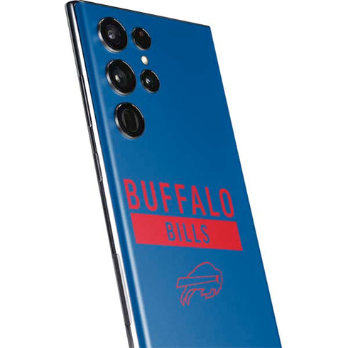NFL Buffalo Bills Blue Performance Series Galaxy S22 Ultra Skin