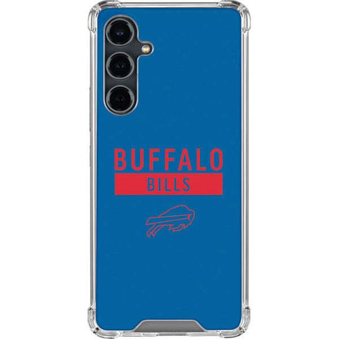 NFL Buffalo Bills Blue Performance Series Galaxy S23 FE Clear Case