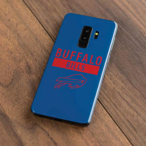 NFL Buffalo Bills Blue Performance Series Galaxy S9 Plus Skin